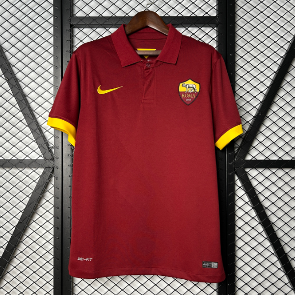2014-15 Roma Retro Home Soccer Jersey Shirt